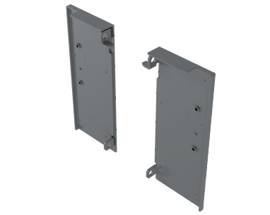 З'єднувач передньої панелі GTV для шухляди AXIS PRO H=86мм, антрацит