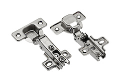 Петля GTV накладная без доводчика з монтажною планкою