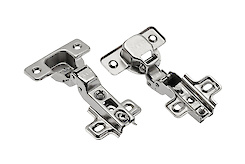 Петля GTV полунакладная без доводчика з монтажною планкою