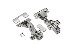 Петля GTV PRESTIGE внутрішня з дотягом монтажної планкою і заглушками