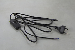 Вимикач GTV кнопковий з вилкою і дротом 2 м