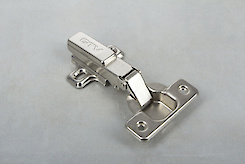 Завіса GTV накладна з пружиною зворотної дії і монтажною планкою h=0