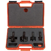 Комплект із 4 профільних фрез зі змінними ножами для дверей з МДФ для виготовлення базового профілю №1 615.004.01