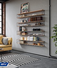 Мебельные полкодержатели  кронштейны GTV в стиле LOFT : Фотоальбом ПКФ Выбор