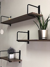 Мебельные полкодержатели  кронштейны GTV в стиле LOFT : Фотоальбом ПКФ Выбор