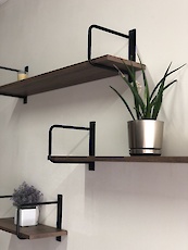 Мебельные полкодержатели  кронштейны GTV в стиле LOFT : Фотоальбом ПКФ Выбор