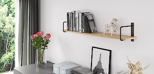 Мебельные полкодержатели  кронштейны GTV в стиле LOFT : Фотоальбом ПКФ Выбор