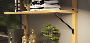 Мебельные полкодержатели  кронштейны GTV в стиле LOFT : Фотоальбом ПКФ Выбор