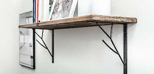 Мебельные полкодержатели  кронштейны GTV в стиле LOFT : Фотоальбом ПКФ Выбор