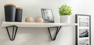 Мебельные полкодержатели  кронштейны GTV в стиле LOFT : Фотоальбом ПКФ Выбор