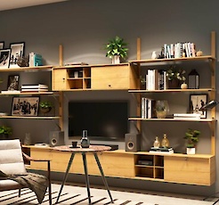 Мебельные полкодержатели  кронштейны GTV в стиле LOFT : Фотоальбом ПКФ Выбор