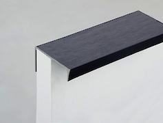 Меблева ручка-профіль алюмінієва В9 L=5950мм графіт Brush