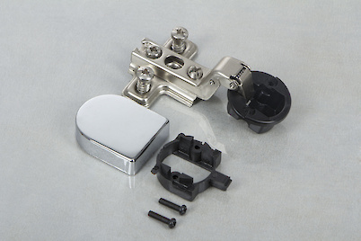 Петля GTV CIG​​​​​​​ быстросъемная внутренняя для стекла без доводчика, с монтажной планкой h=0 и овальной заглушкой