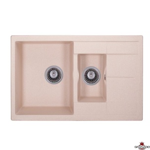 GR Мойка LEON 765х490x190/130