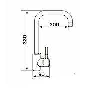 Змішувач GRANADO OVIEDO, колір avena
