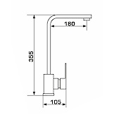 Змішувач GRANADO TARRASA, Inox