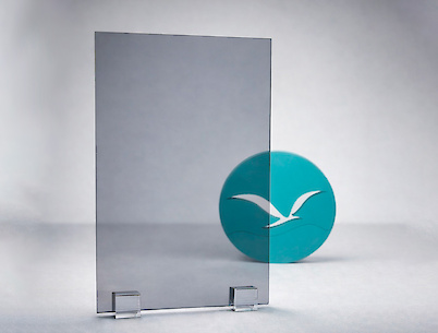 Скло тоноване графіт 4 мм 2550х1605