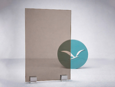 Скло тоноване бронза 4мм 2600х2250