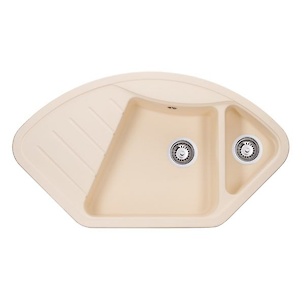 GR Мойка BARCELONA 1000х570x200/140, цвет Ivory