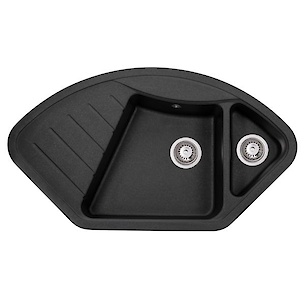 GR Мойка BARCELONA 1000х570x200/140, цвет Black