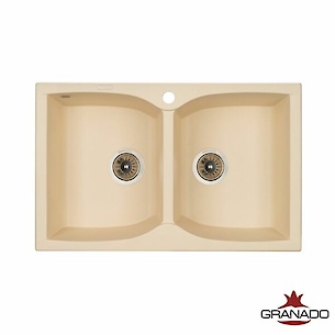 GR Мойка CORDOBA 780х500x200/200, цвет Ivory