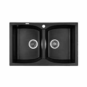 GR Мойка CORDOBA 780х500x200/200, цвет Black