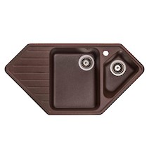 GR Мойка IBIZA 980х500x200/180, цвет Marron