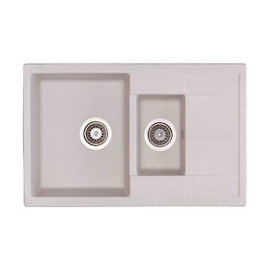 GR Мойка LEON 765х490x190/130, цвет Gris