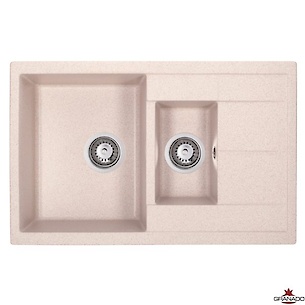 GR Мойка LEON 765х490x190/130, цвет Terra