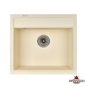 GR Мойка LERIDA 560х510x200, цвет Ivory