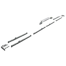 Комплект демпферов Hettich Silent System TopLine XL v2.0 для шкафа с 2 дверьми, вес 30-80 кг (9276732)