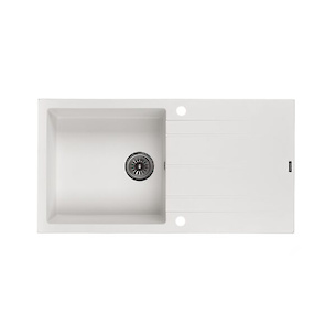 Мойка GRANADO гранитная MORA, цвет White
