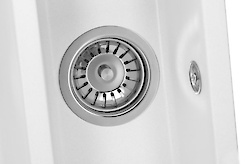 Мойка GRANADO гранитная SAMORA, цвет White