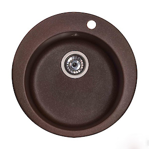 Мийка GRANADO гранітна VITORIA, колір Marron