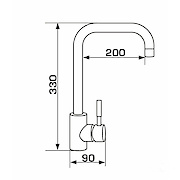 Змішувач GRANADO OVIEDO, колір White