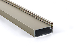 Фасадний алюмінієвий профіль М21 L = 5950 мм коньяк