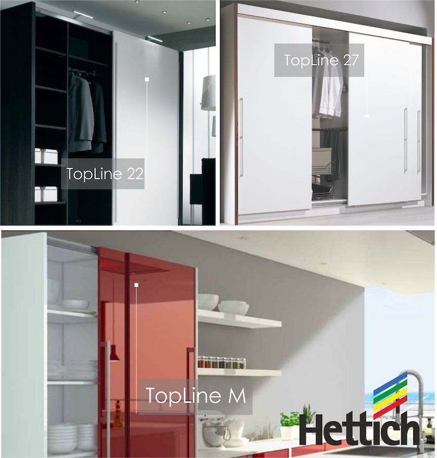 раздвижные системы Hettich Top line 22 27 M