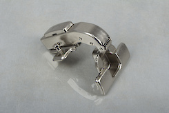 Штольна завіса швидкознімна GTV 90 ° c дотягувачем, з монтажною планкою h = 0 і заглушками