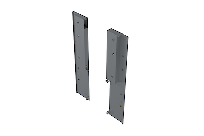 З'єднувач передньої панелі шухляды GTV AXIS PRO H=200, антрацит