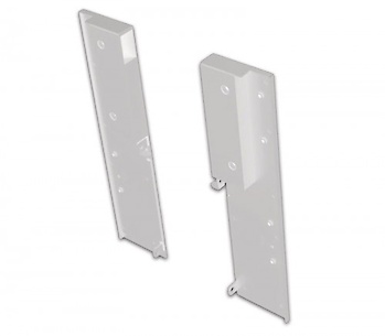 З'єднувач передньої панелі шухляди GTV AXIS PRO H=168, білий