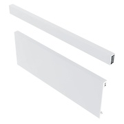 Передня панель H=110 і релинг L=1200 GTV для високої внутрішньої шухляди AXIS PRO, білий