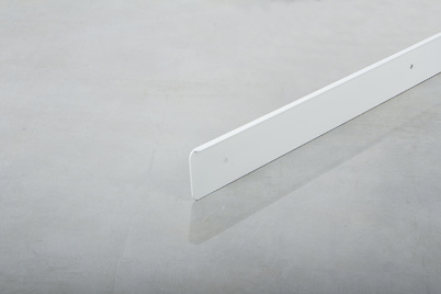 Торцевое обрамление левое для столешниц 38мм R3 в цвете белый