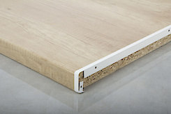 Стыковочное обрамление для столешниц 38мм R3 в цвете белый