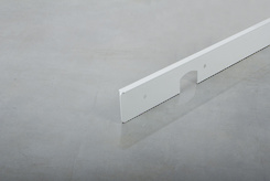 Кутове обрамлення для стільниць 38мм R3 в кольорі білий