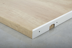 Кутове обрамлення для стільниць 38мм R3 в кольорі білий