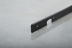 Кутове обрамлення для стільниць 38мм R3 в кольорі чорний