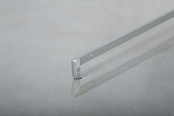 Стыковочное обрамление для столешниц 38мм R3 в цвете алюминий