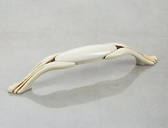 Мебельная ручка Giusti РГ 628 M94.01.00.V5G золото винтажное с керамикой