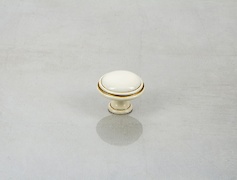 Мебельная ручка Giusti РГ 629 P77.01.00.V5G золото винтажное с керамикой