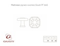 Меблева ручка-кнопка Giusti РГ 645